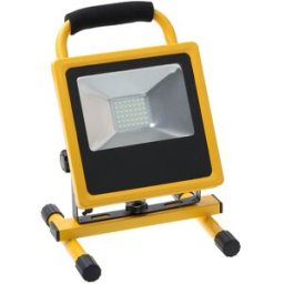 Projector LED SMD t/ Obras IP65 Branco F. 6000K 20W (Recarregável)