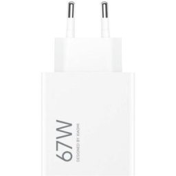 Carregador Travel Charger HyperCharge Type-A 67W (Branco) - XIAOMI