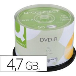 Pack 50x DVD-R 4.7GB 16x - Q-CONNECT
