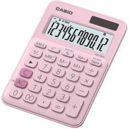 Calculadora de Secretária 12 Digitos (Rosa Claro) - CASIO