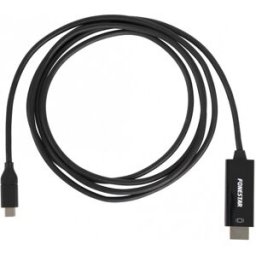 Cabo Conversor USB C 3.1 Macho -> HDMI A Macho (1,8 mts) - FONESTAR
