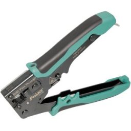 Alicate Compacto p/ Cravar Fichas de Rede RJ45 UTP/FTP - Proskit CP-342