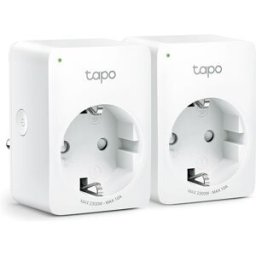 Pack 2x Tomadas Tapo P100 Mini Smart WiFi / Bluetooth 2300W - TP-LINK