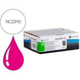 Toner Laser 74C20M0 Cx725De / Cs720De / Cs725De (Magenta) - LEXMARK