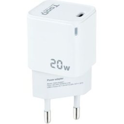 Carregador Universal USB-C PD20W (Branco) - TOOQ