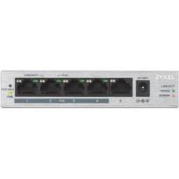 Switch GS1005HP 10/100/1000MB PoE (5 Portas) - ZYXEL