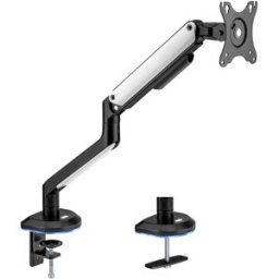 Suporte de Mesa p/ 3 Monitores 9kg 17-32" (Preto e Branco) - AISENS