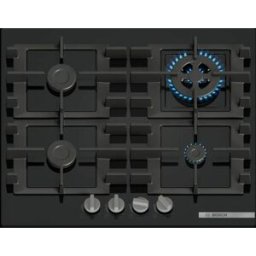 Placa a Gás PNH6B6K40 4 Zonas 7800W (Preto) - BOSCH