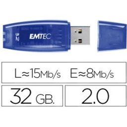 Pen Drive Usb Flash Usb 32GB C410 Azul - EMTEC