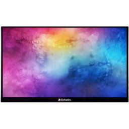 Monitor Portátil Touch IPS 17.3" PMT-17 Full HD 16:9 60Hz FreeSync (Preto) - VERBATIM
