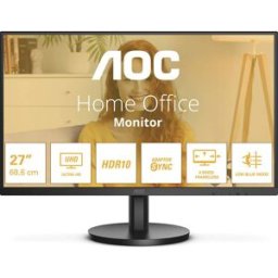 Monitor U27B3M VA W-LED 27" 4K UHD 16:9 60Hz VESA Adaptive Sync - AOC