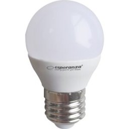 Lâmpada LED G45 E27 5W Branco Q. 3000K 470Lm - ESPERANZA