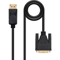 Cabo DisplayPort Macho - DVI Macho (1 metro) - Nanocable