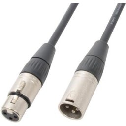 Cabo DMX Canon Macho - Canon Fêmea (3 mts) - POWER DYNAMICS CONNEX