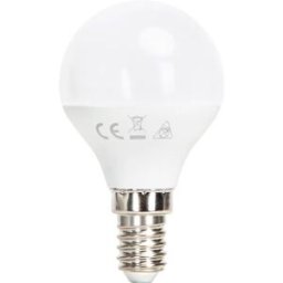 AIGOSTAR Lampada LED Opalina 220V E14 7W Branco F. 6000K 620Lm