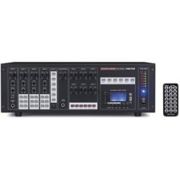 Amplificador Linha 100V 6x ZONAS 100W RMS c/ Leitor USB/SD/MP3 e FM - FONESTAR