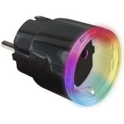 Tomada Inteligente Wi-Fi c/ Medidor de Consumo 220V (12A 2500W) Preto - Shelly Plus Plug S Black