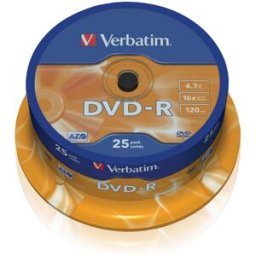 Pack 25x DVD-R 4.7GB - VERBATIM