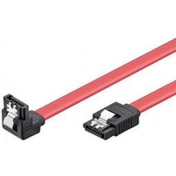 Cabo SATA - SATA Vermelho (50cm) - EWENT
