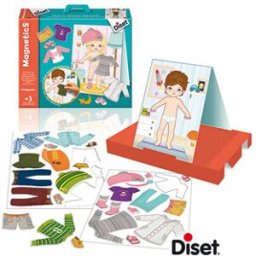 Jogo Diset Didatico Magnetics Vestir Menino - Menina - DISET