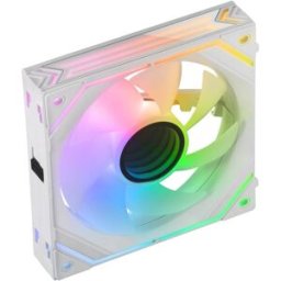 Ventoinha 120mm MF-LINKFINITYW PWM ARGB (Branco) - MARS-GAMING