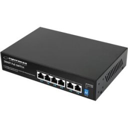 Switch PoE 100/1000Mbps (6 Portas) - ESPERANZA
