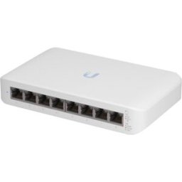 Switch UniFi Lite 8 Portas GbE RJ45 PoE (Branco) - UBIQUITI