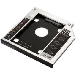 Adaptador SATA III SSD/HDD p/ Drive Slot CD/DVD/Blu-ray 9.5mm - EWENT