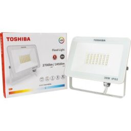 Projector LED 220VAC 30W Branco F. 6000K 2700Lm IP65 (Branco) - TOSHIBA