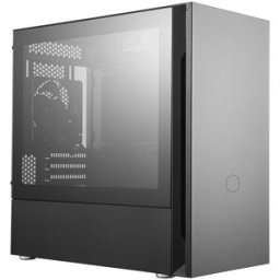 Cooler Master Caixa de PC Micro-ATX Silencio S400 Tempered Glass (Preto) - COOLER-MASTER