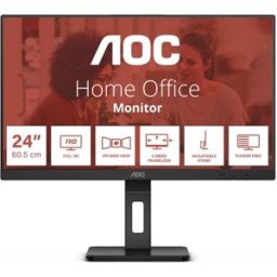 Monitor 24" E3 24E3QAF Full HD IPS (Preto) - AOC