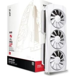Pine XFX Placa Gráfica AMD Radeon RX 9070 XT "RDNA 4" Quicksilver White Gaming Edition 16GB GDDR6 - XFX