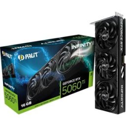Placa Gráfica NVIDIA GeForce RTX 5060 Ti "Blackwell" Infinity 3 16GB GDDR7 DLSS4 - PALIT