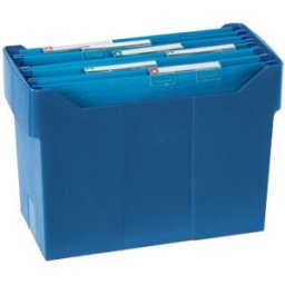 ARCHIVO-2000 Suporte de Secretaria Archivo 2000 p/ Capas Arquivo Suspenso Azul p/A4. Capacidade 20 Capas