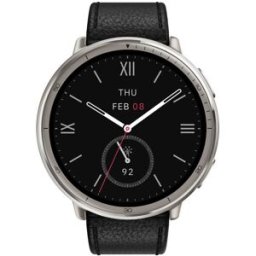 Smartwatch Amazfit Active 2 Round 44mm (Black Leather)