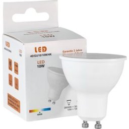 Lampada LED 220V GU10 10W Branco 4000K