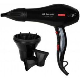 Secador de Cabelo 2200W 2 Velocidades / 2 Temperaturas c/ Difusor e 2 Concentradores - ORBEGOZO