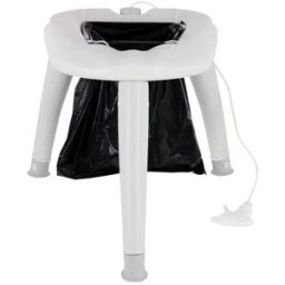Sanita Portátil c/ Saco 4L + Pulverizador (Branco) - MUVIP