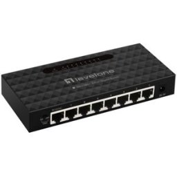 Switch 8 Portas 10/100/1000Mbps GEU-0821 - LEVELONE