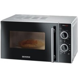 Microondas c/ Grill MW 7771 20L 700W (Preto/Prateado) - SEVERIN