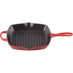 Grelhador Skillet Quadrado 26cm (Vermelho) - LE CREUSET