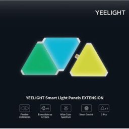 Conjunto 3x Painéis Inteligentes de Extensão LED RGB Wi-Fi/Bluetooth 2W - YEELIGHT
