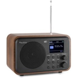 Rádio FM/DAB+ Bluetooth 30W c/ Bateria (Madeira) - AUDIZIO MILAN