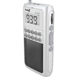 Rádio Fm Mini Digital c/ Alta-Voz Bateria Recarregável - Micro SD - SAMI