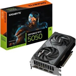 Placa Gráfica NVIDIA GeForce RTX 5050 "Blackwell" Windforce OC 8G GDDR6 DLSS4 - GIGABYTE