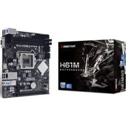 Motherboard Micro ATX Intel H61 LGA 1155 (Socket H2) - BIOSTAR