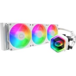 Water Cooler CPU MasterLiquid 360 Core II 360mm ARGB (Branco) - COOLER MASTER