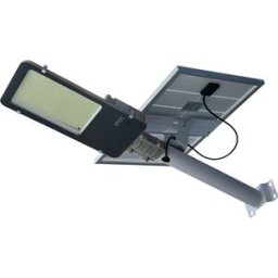 Projector LED SMD (Iluminação Exterior de Rua) 150W Branco F. 6000K IP65 + Painel Solar