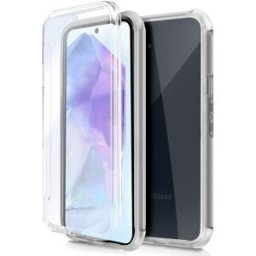 Capa Silicone 3D p/ Samsung A556 Galaxy A55 5G (Transparente Frontal + Traseira) - COOL