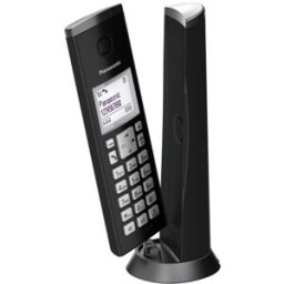 Telefone s/ Fios KX-TGE210 (Preto) - PANASONIC